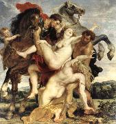 Peter Paul Rubens Rovet of Leucippus daughter painting